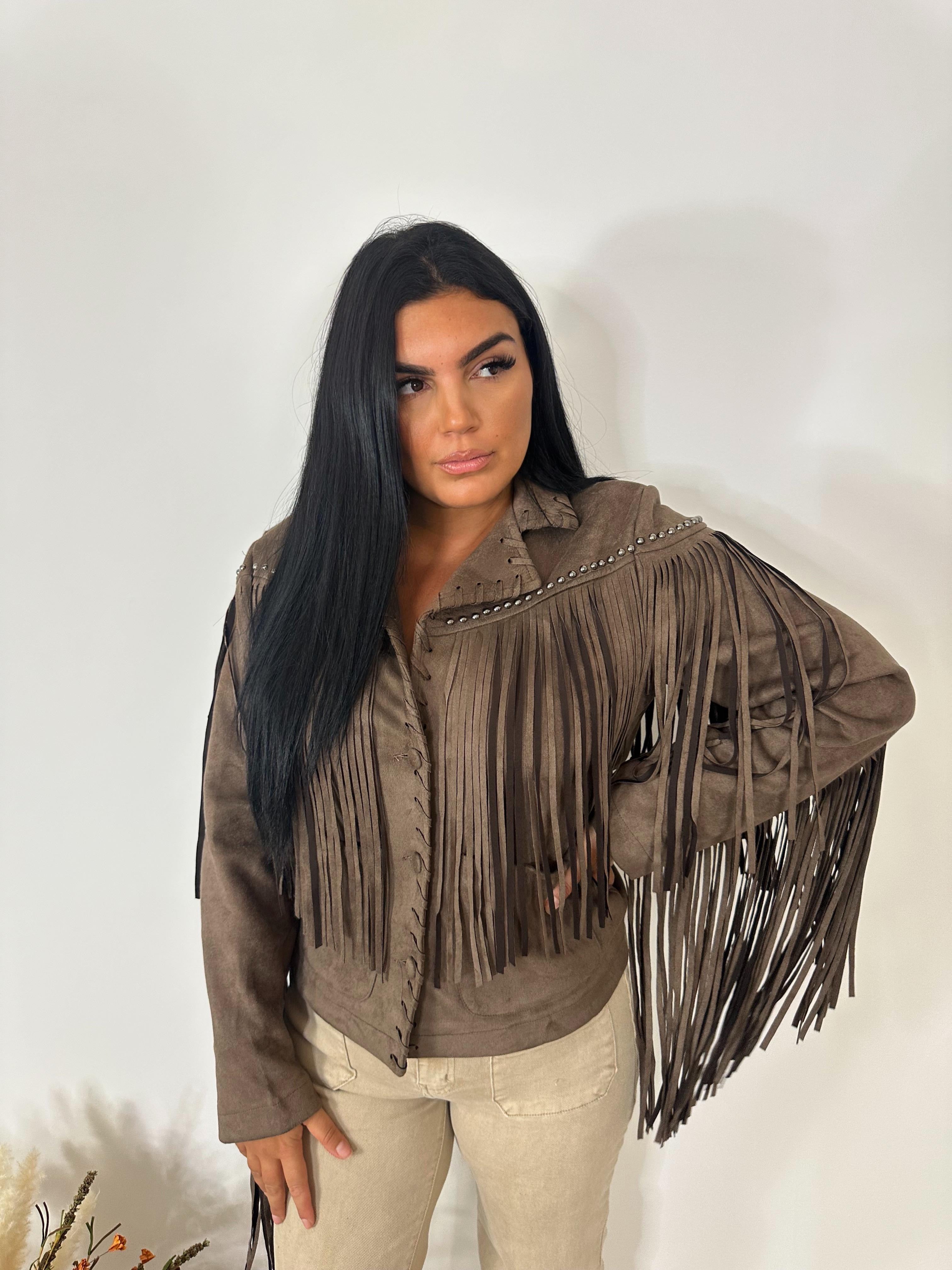 Veste suédine Maya