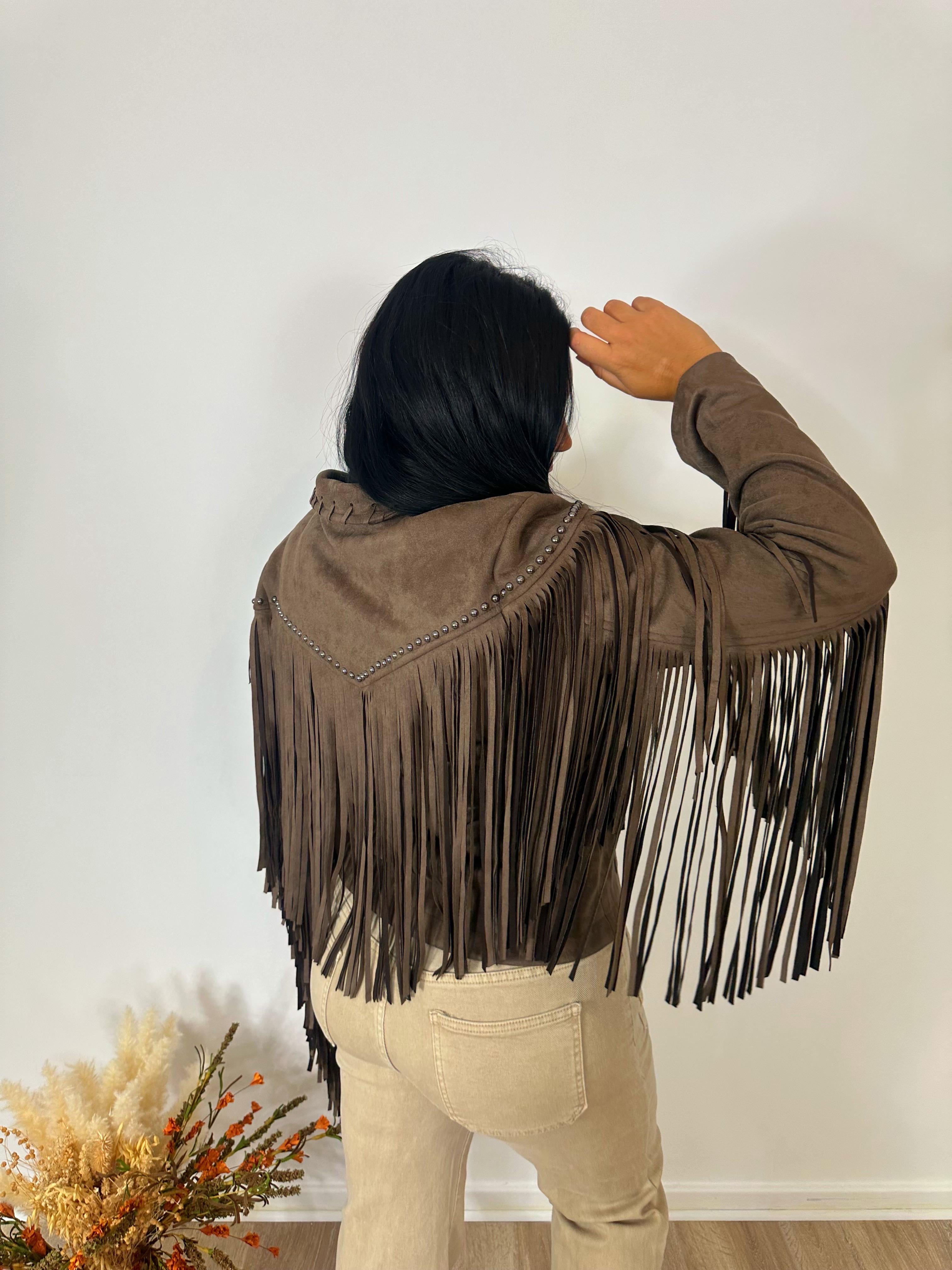 Veste suédine Maya