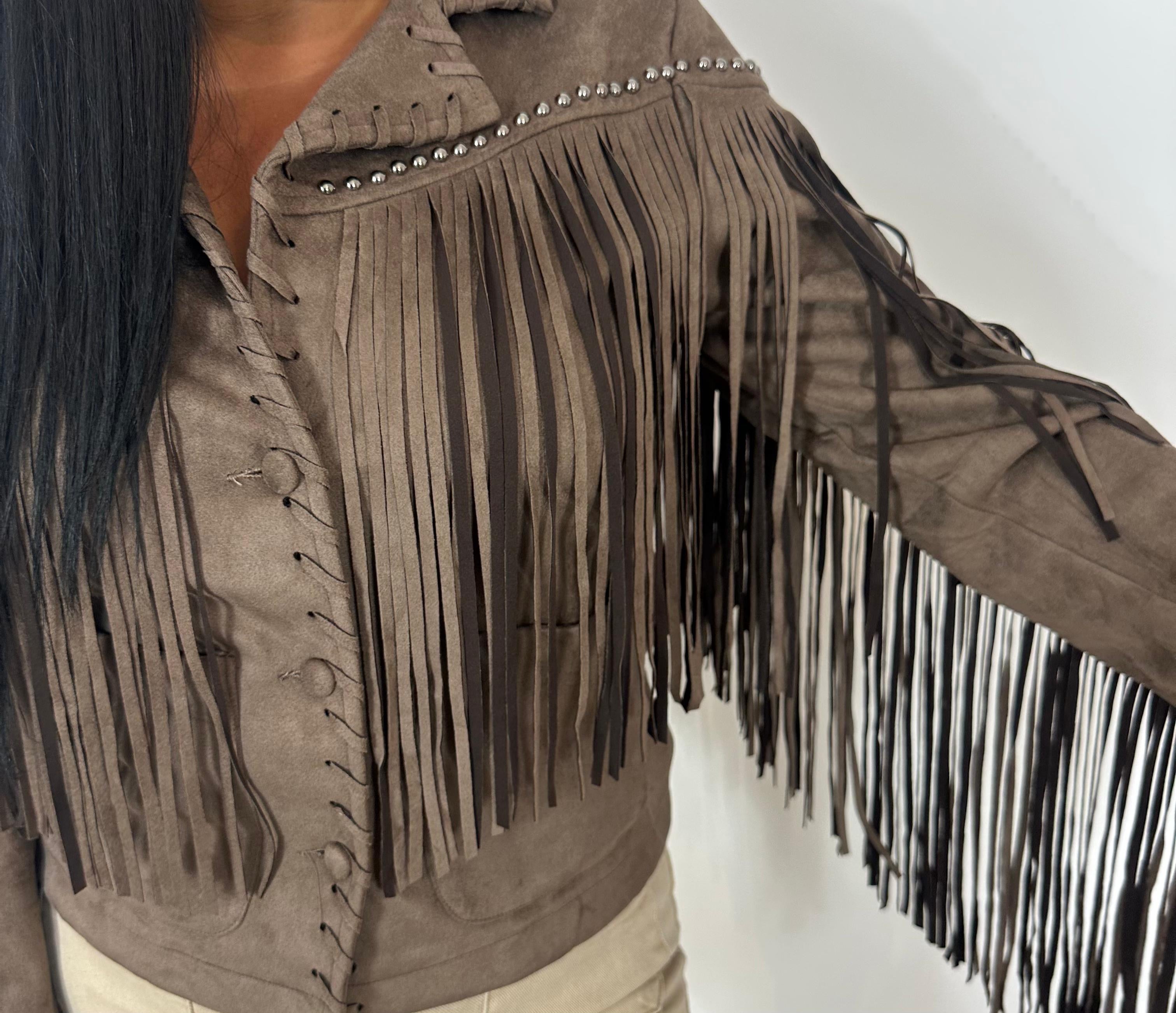 Veste suédine Maya