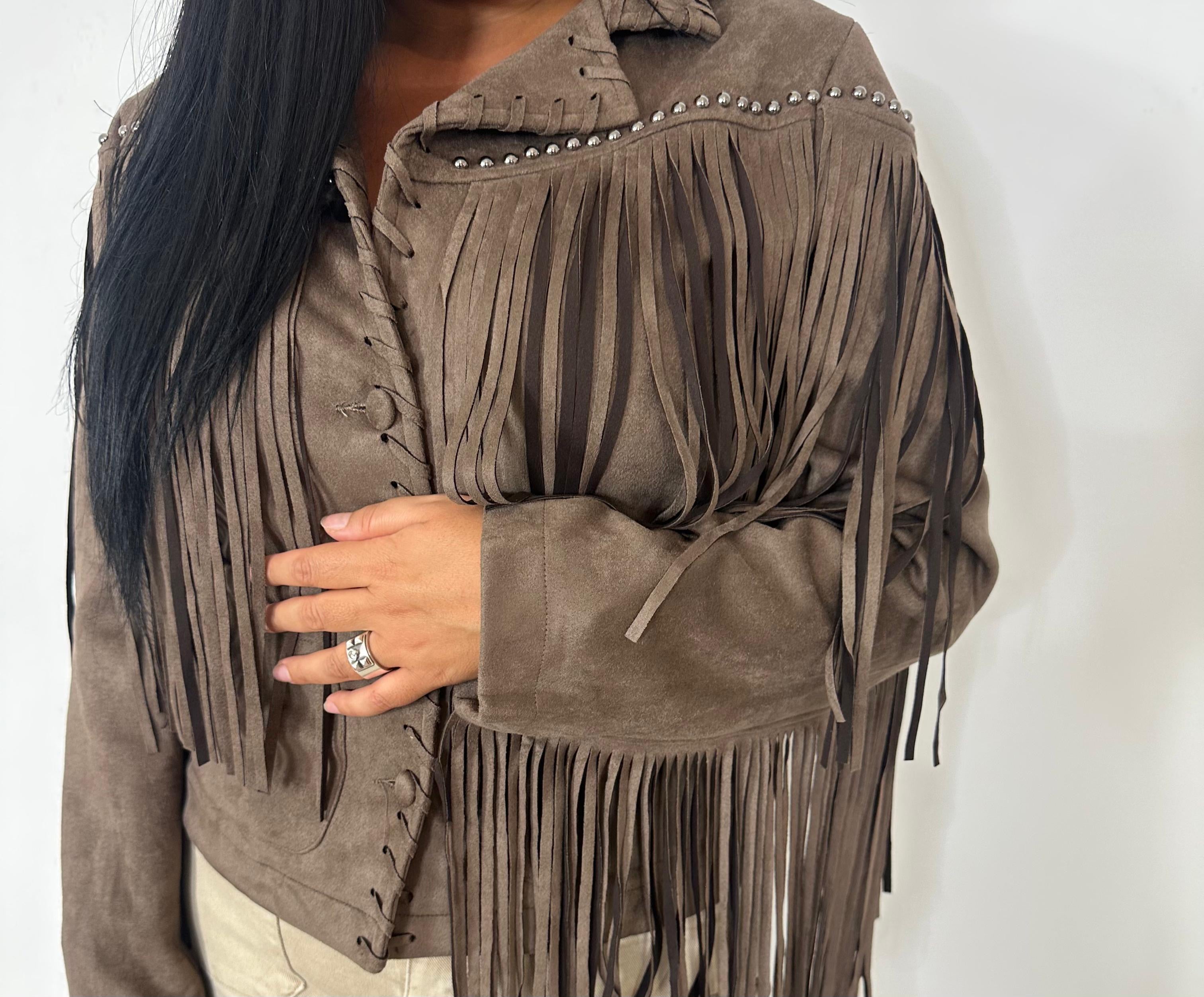 Veste suédine Maya