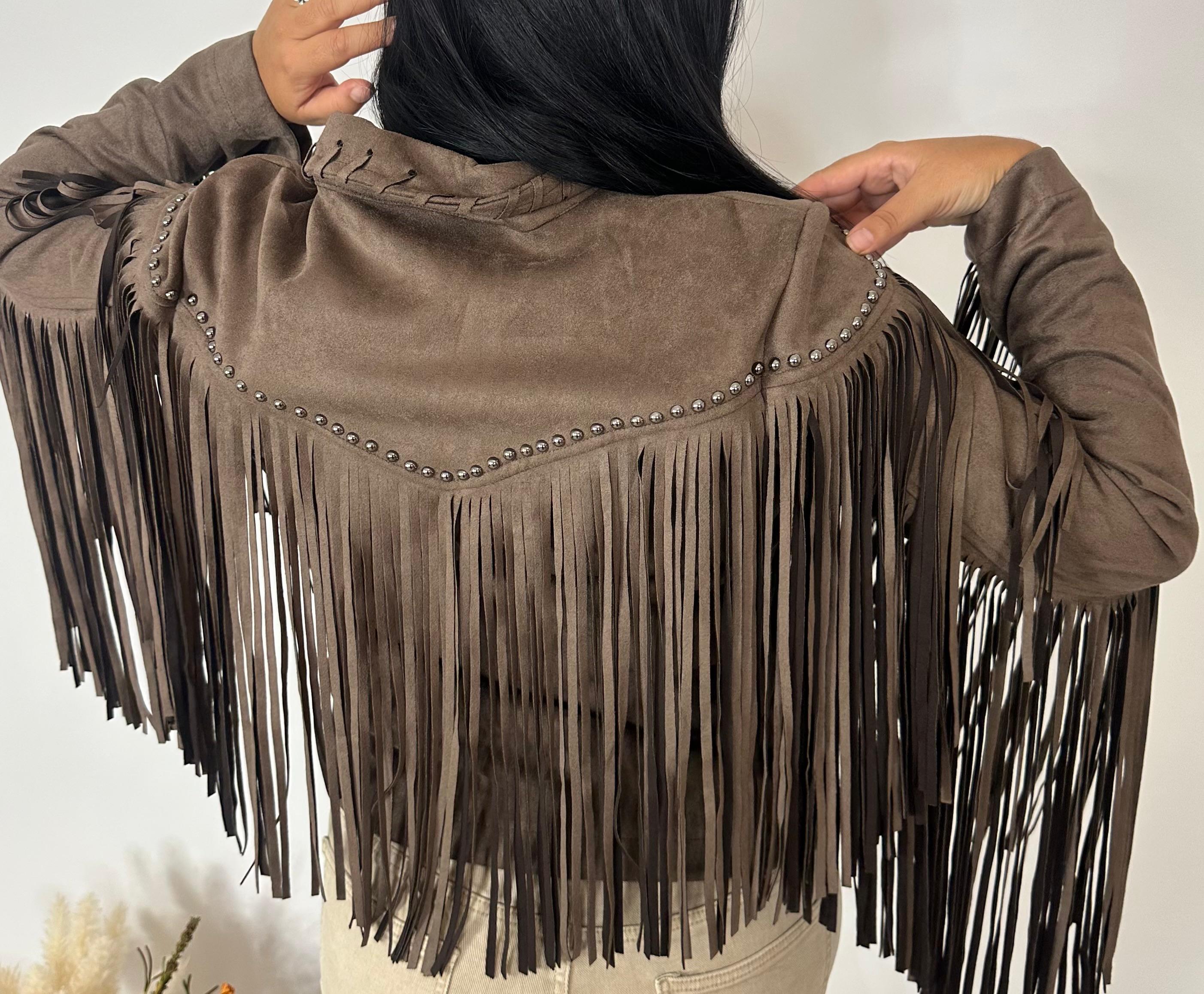 Veste suédine Maya