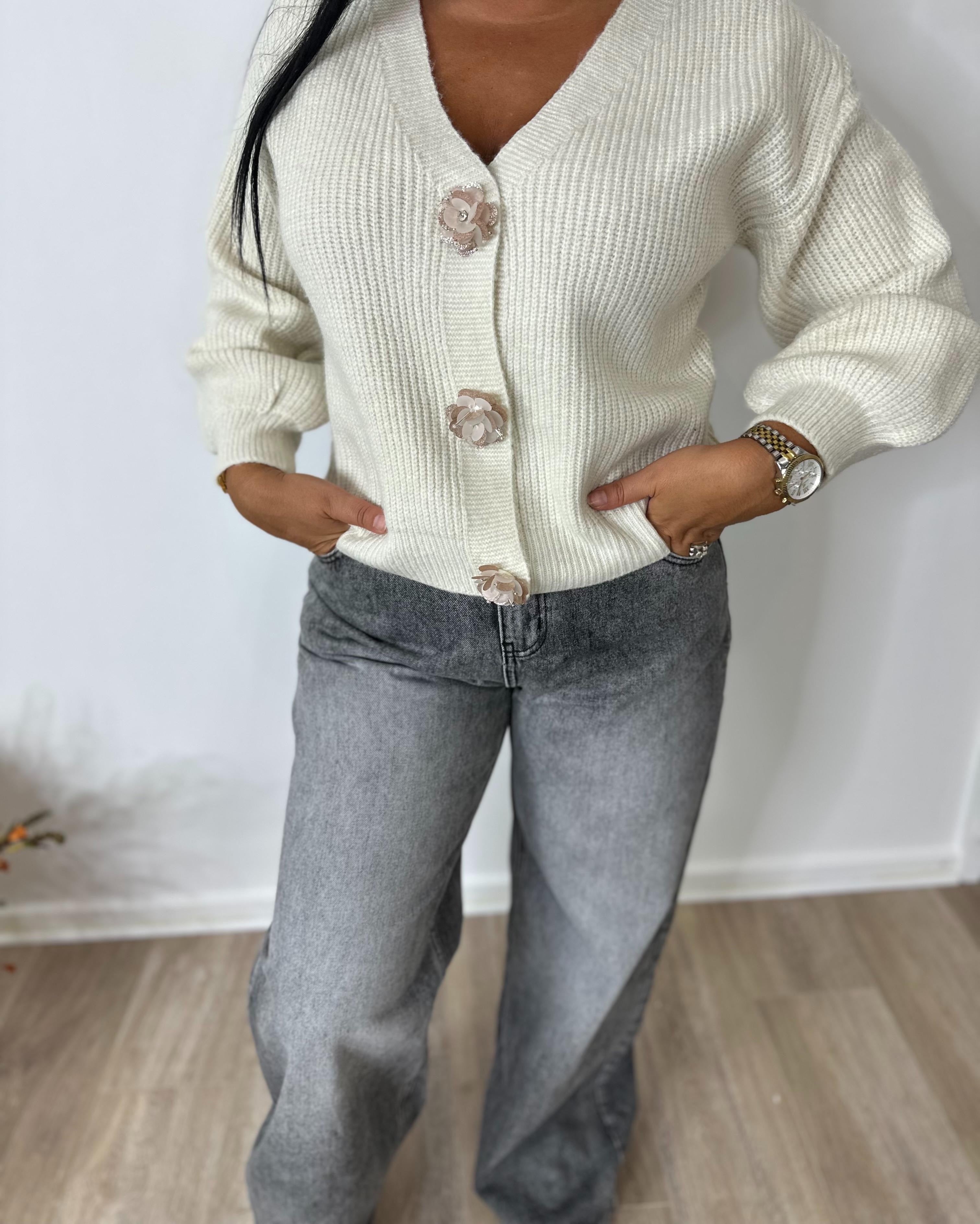 Gilet Mila écru