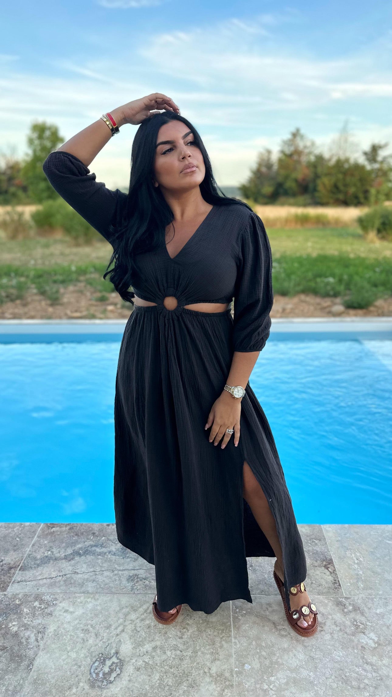 Robe gaze de coton