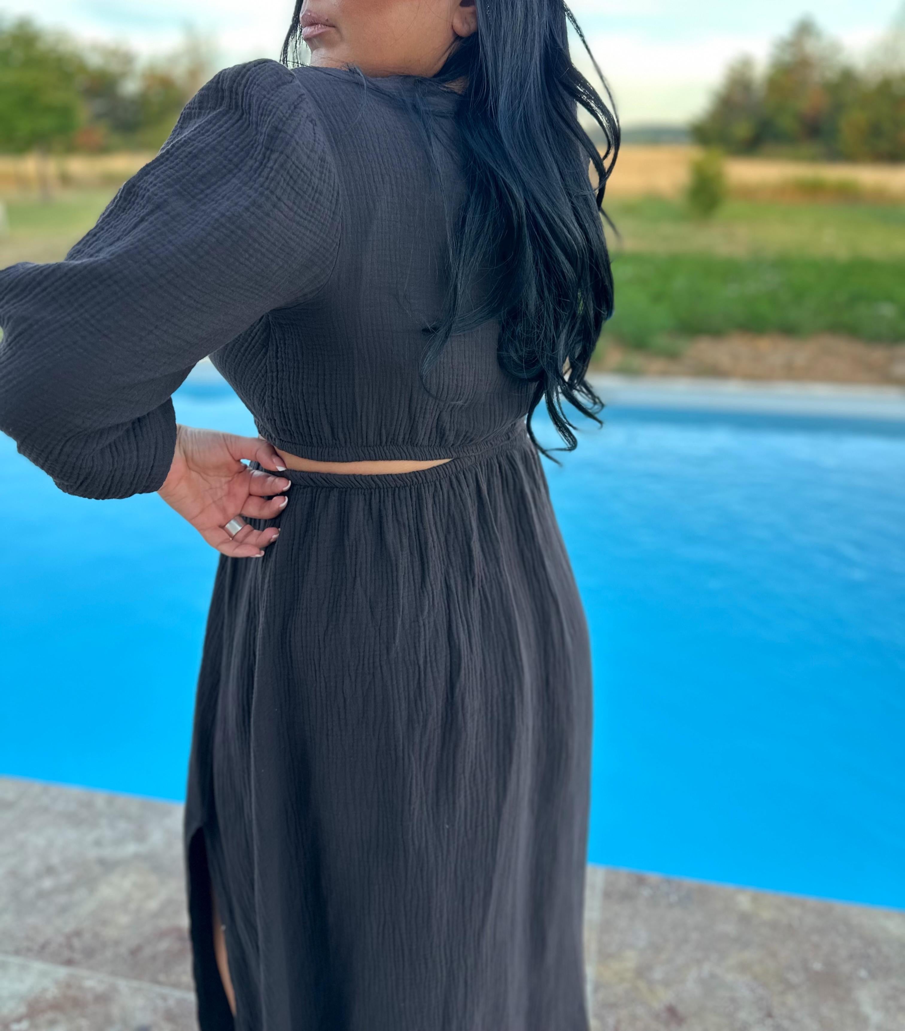 Robe gaze de coton